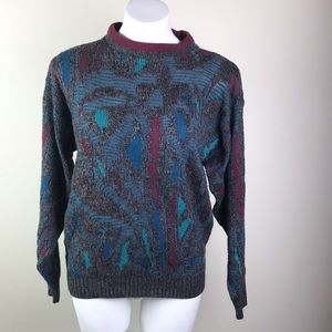 Vintage Gitano Sweater Abstract Knitted Design